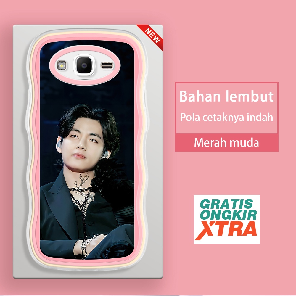 Samsung J7 J5Pro J3 J2 J7Pro J7Prime 2017 2016 2015 INS BT21 Cute KimTaeHyung1 V BTS Bangtan Boys Co