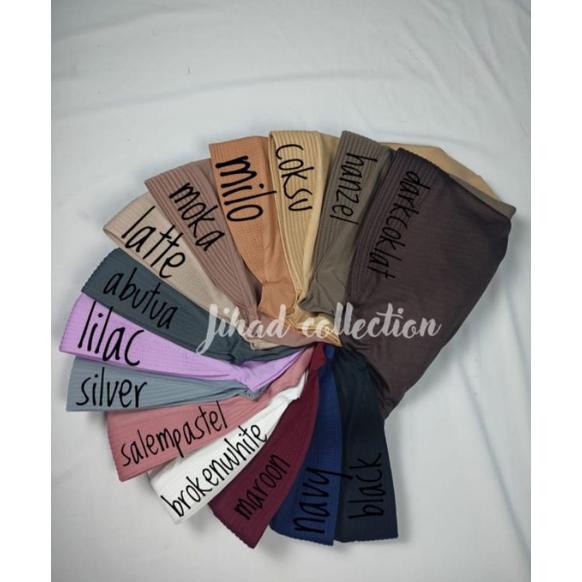 Grosir Hijab Bergo Hamidah Anak Serut Bahan Jersey