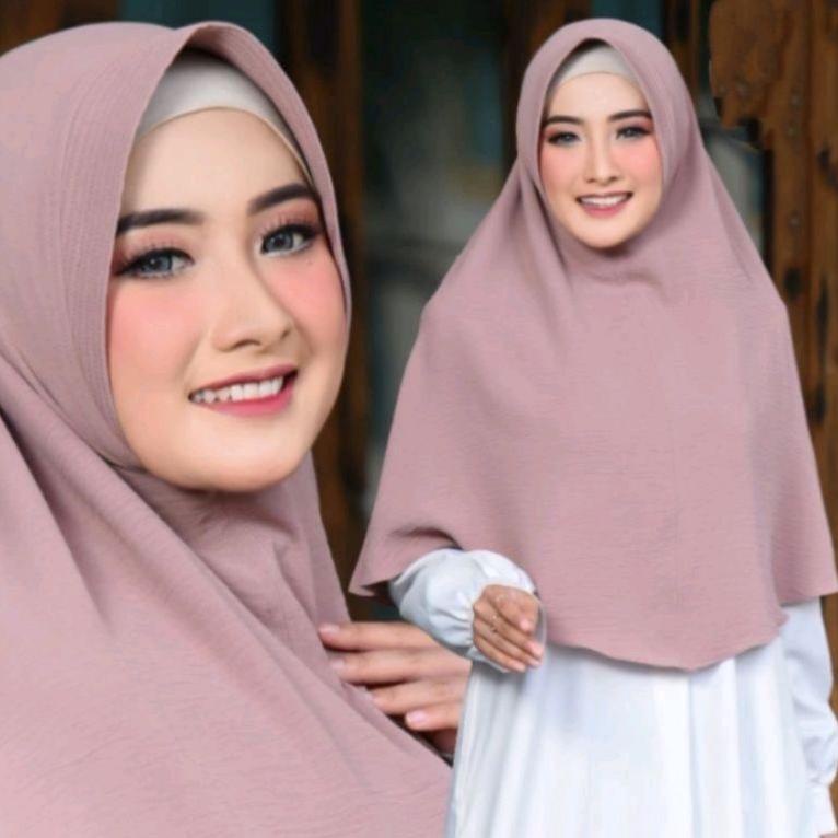 Diskon Bergo Pet Maryam Crinkle Airflow
