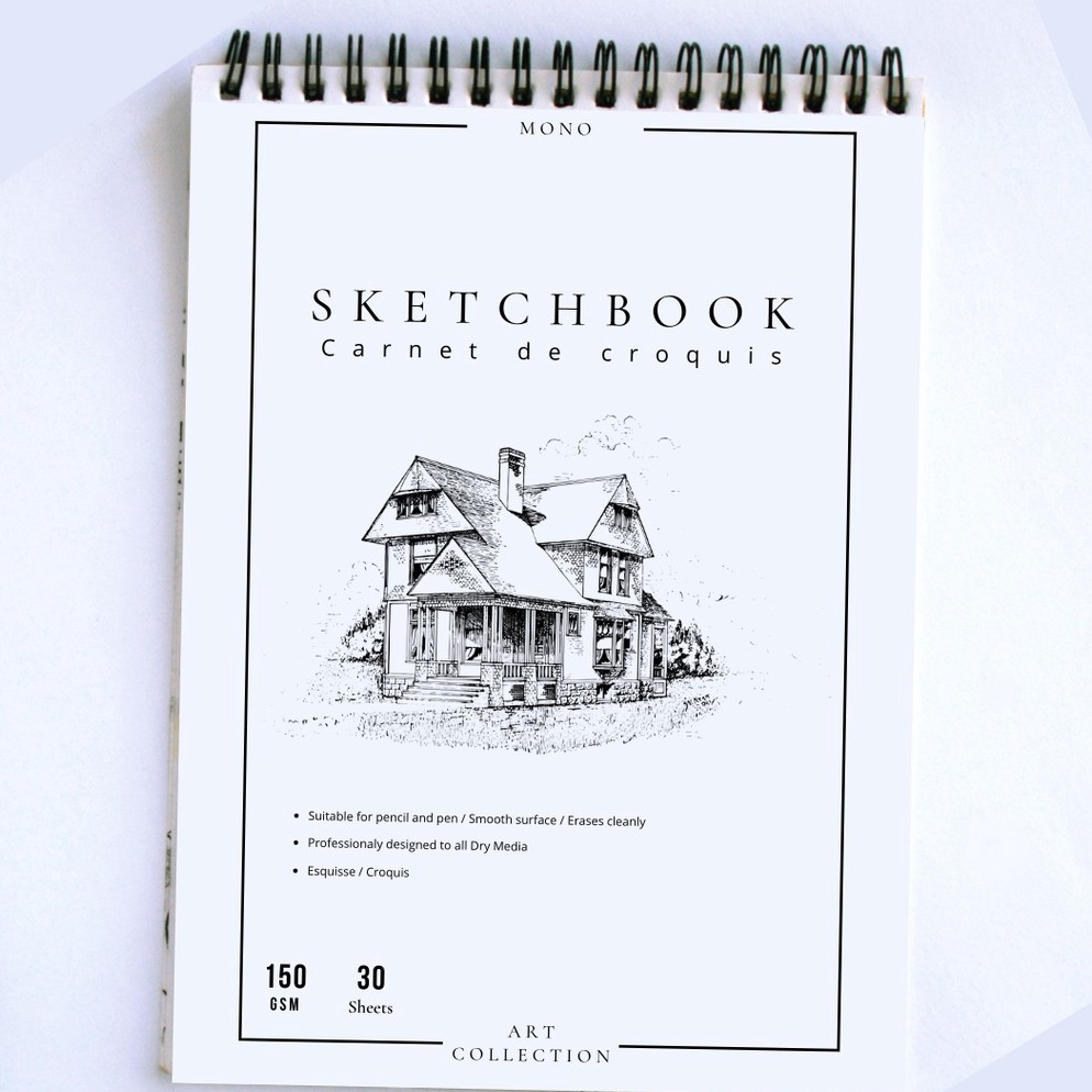 

rnsp -58 Sketchbook A4 150gsm Wire Bound Buku Sketsa Gambar Mewarnai Kualitas Premium Profesional Order lagi