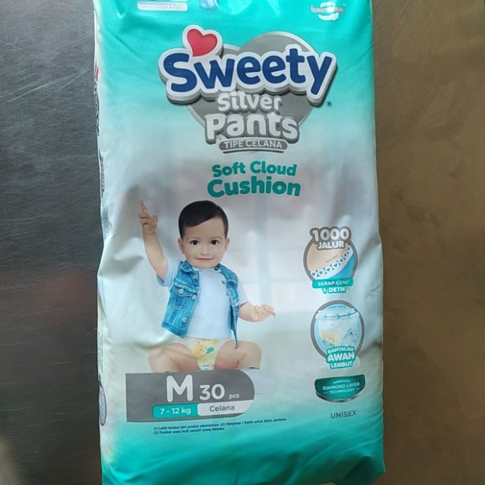 SWEETY SILVER PANTS POPOK CELANA M30 / M 30