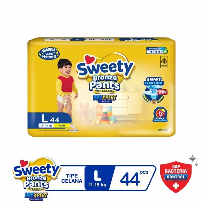 SWEETY BRONZE PANTS POPOK CELANA L 44