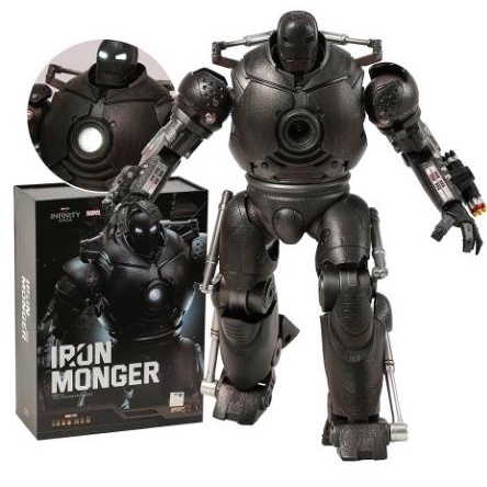ZD Toys Avengers Ironman 2 ZDToys IRON MONGER Infinity Figure with LED