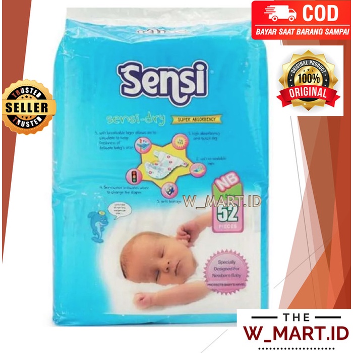 SENSI POPOK BAYI PEREKAT 569NEWBORN NB 52 S 48