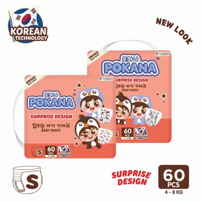 POKANA PANTS SURPRISE DESIGN S60 POPOK POKANA S 60