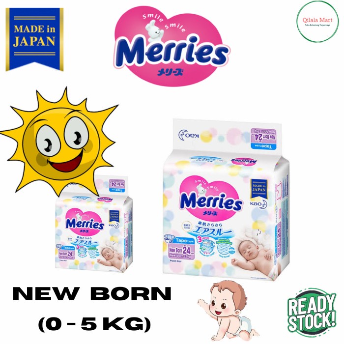 MERRIES NEW BORN NB24 NB 24 TIPE PEREKAT - MERRIES PREMIUM NEWBORN