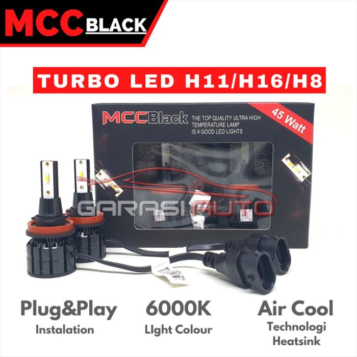 Turbo LED Lampu Foglamp Putih H11 H16 Honda CRV FREED HRV CITY 6000K best
