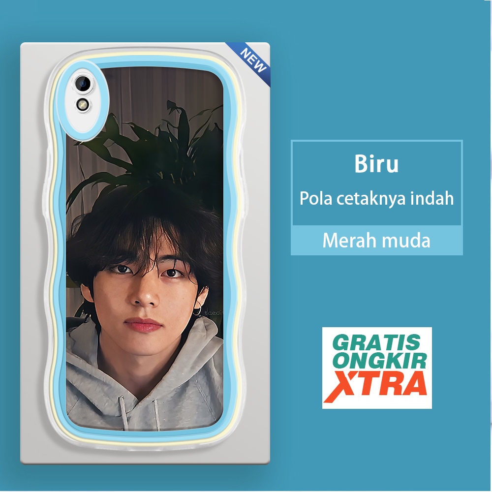 Redmi 9A 9C 10 10A 10C 12C 9T K40S Xiaomi INS BTS Kim Tae Hyung Bangtan Boys V Cool Kor Kesing case 