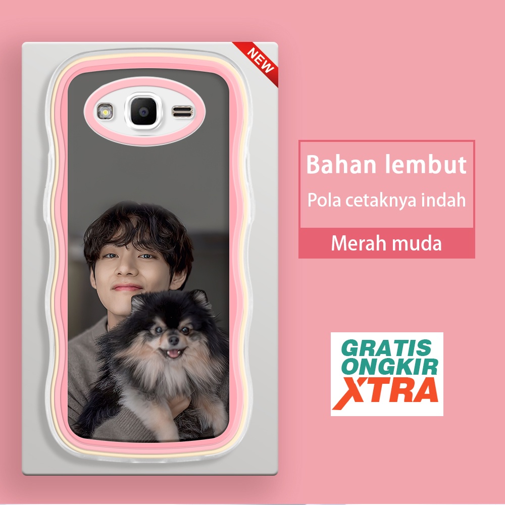 Samsung J7 J5Pro J3 J2 J7Pro J7Prime 2017 2016 2015 INS BTS Kim Tae Hyung Bangtan Boys Cute Dog BT21