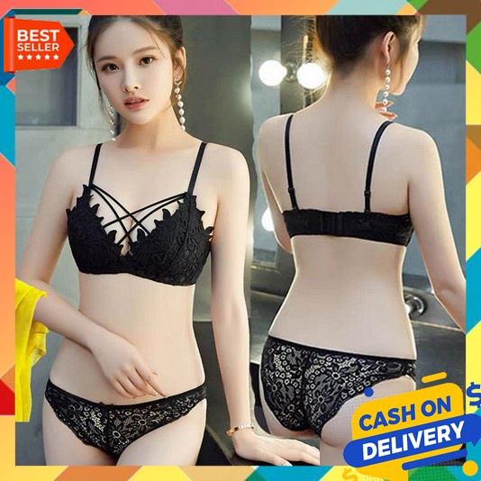 Bra Set Cawet Kuttang Terbaru 2023 Hot Sexy Kekinian Mewah Behaa Remaja Bisa Cod Istri Bikini Jumbo 