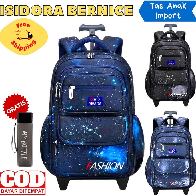 Trolley Tas Koper Anak Tas Troli Anak Sekolah Laki Laki SD SMP Remaja
