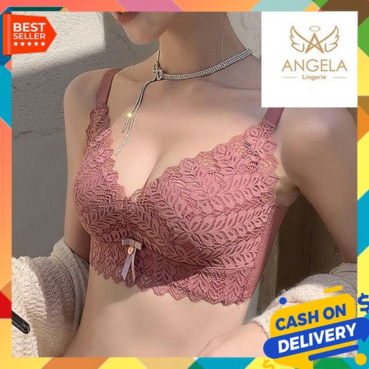 Bra Set Kawat Underwer Cewek Sport Beha Dalaman Bera Kekinian Lingerie Mewah Daleman 1Set Beh Push U