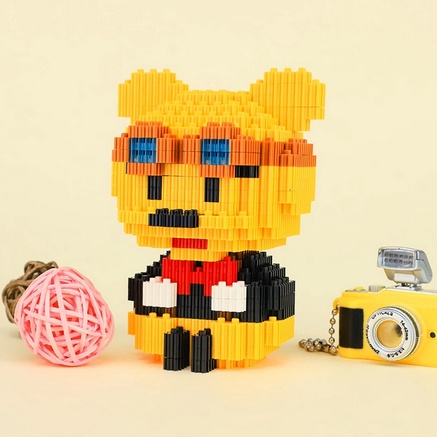 [CODEBARANG203STE] Nano Block winnie the pooh series building block balok mainan edukasi anak bricks