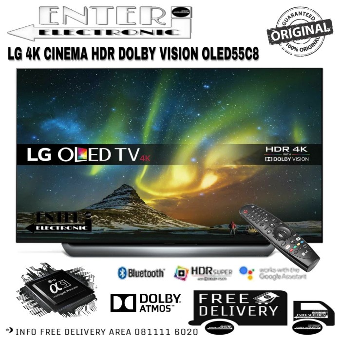 LG OLED TV 55C8 - SMART TV 55 INCH OLED 4K CINEMA HDR LG OLED55C8