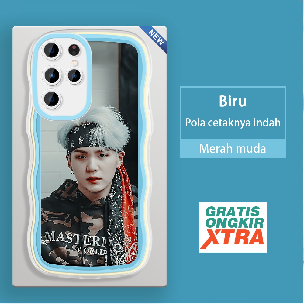 Samsung S22 S21 S20 S20FE Ultra Plus 5G 4G INS SUGA BTS Min Yoon Gi Bangtan Boys BT21 Cool Kor Kesin