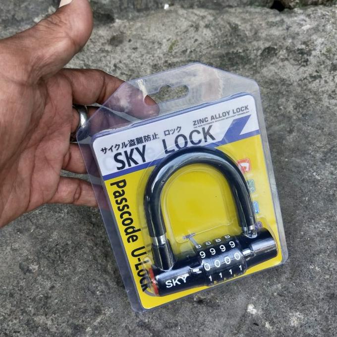 gembok angka - gembok kode - pengaman kode- pengaman motor / pagar