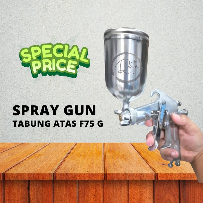 Jual Spray Gun Tabung Atas F75 G - Spray Gun Spot 400 Ml Sagola F75