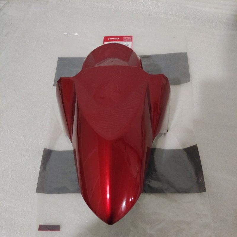 Spakbor slebor Depan Merah Honda Beat Karbu V1 2008 - 2010 Original 61100-KVY-960CSR