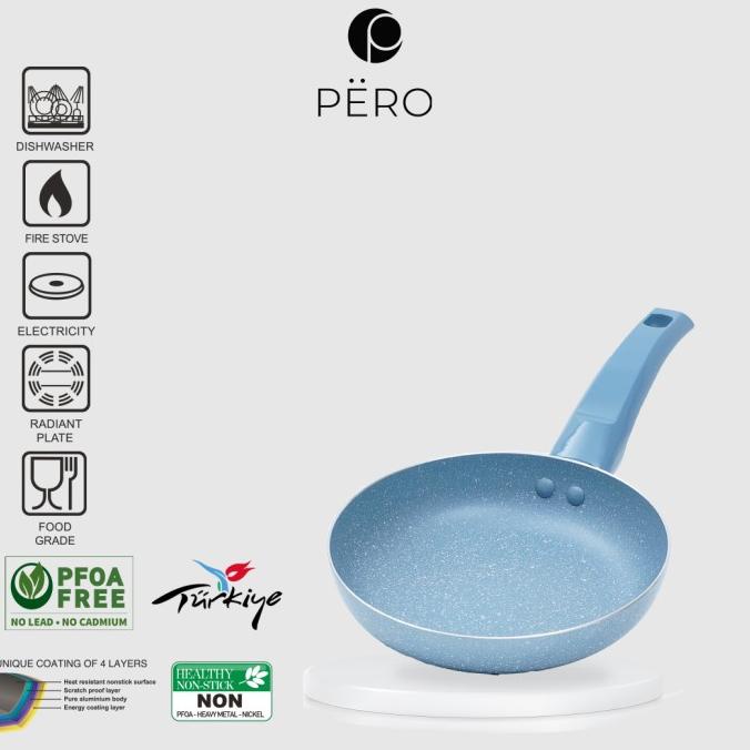 Pero Fry Pan Granite 18cm / Wajan Penggorengan Anti Lengket