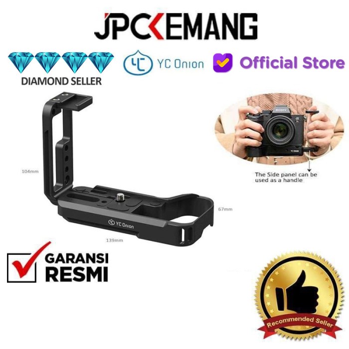 L Plate Sony A7R IV YC Onion L Bracket Sony A7R Mark IV GARANSI RESMI
