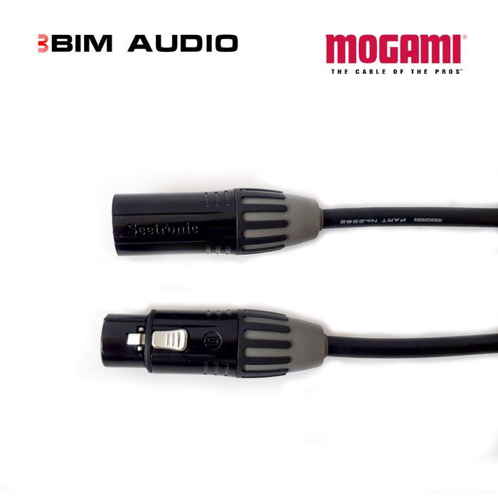 Kabel Microphone Mogami 2582, Seetronic Gold Plated Xlr 3-Pin