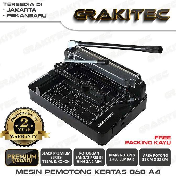 

Mesin Thick Layer Paper Cutter A3 868 - Mesin Pemotong Kertas 1 rim