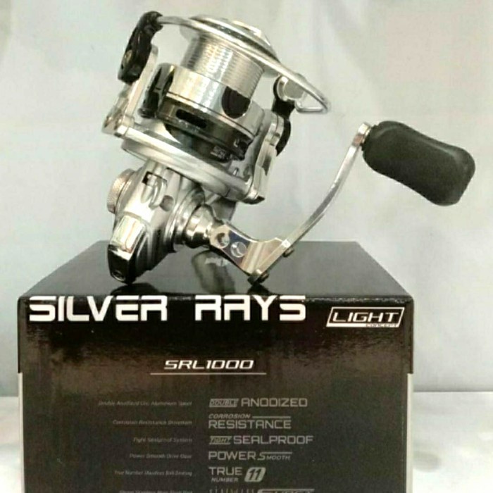 Terlaris Reel Tridentech Silver Rays Light New Series - 1000 Power Handle