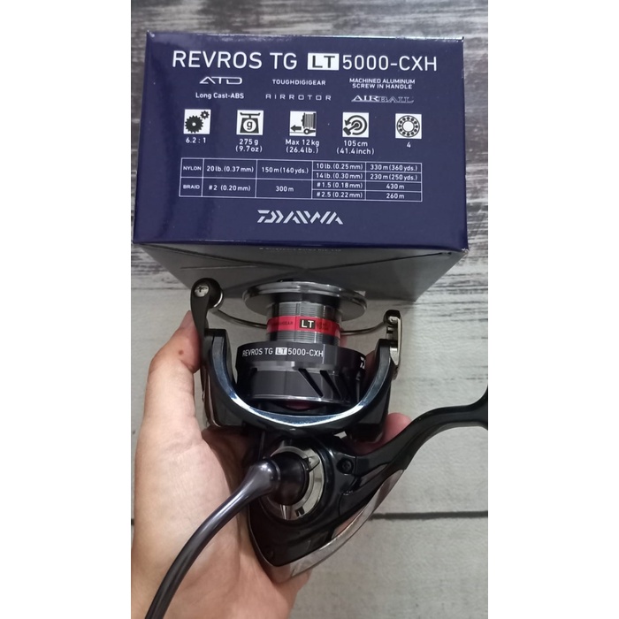 Terlaris Reel Daiwa Revros Lt Tg Spinning Reel Power Handle Salt Water