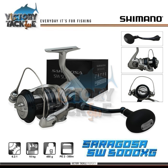 Terlaris Reel Shimano 2020 Saragosa Sw 5000 / 6000 / 8000 / 10000 / 14000