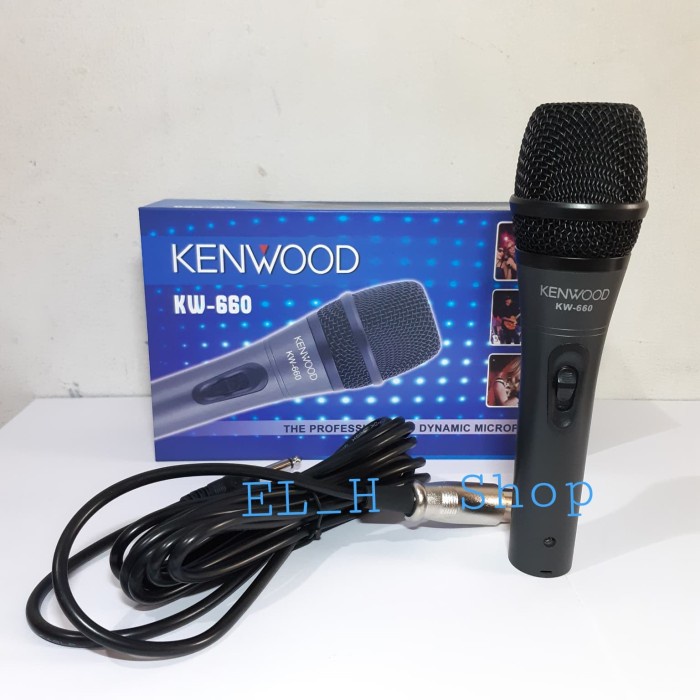 Mic Kabel Kenwood Kw650/Mic Kenwood Kw 660/Microphone