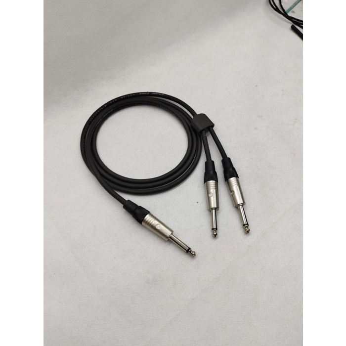 Kabel Audio Canare 3Mtr Jack Xlr To 2Akai 6.5 Cabang
