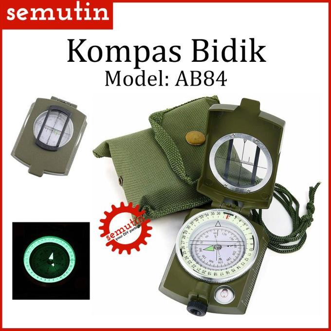 

Kompas Bidik Prisma AB84 / Military Compass Lensatic Outdoor Camping