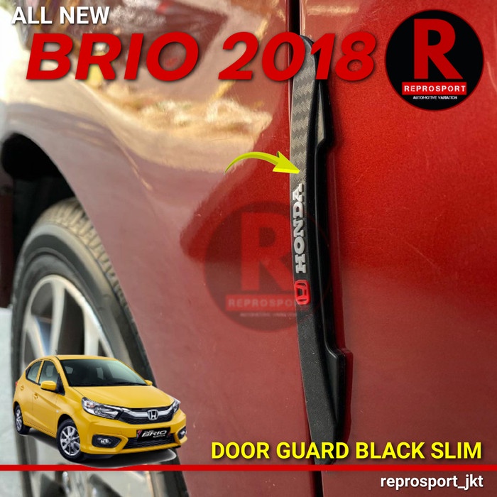 Brio 2018 Door Guard Black Slim Kode Br04