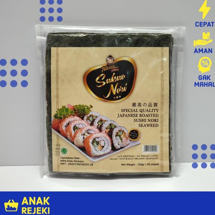 

Sushi Nori Sakao Seaweed Special Grade 50 Sheet Lembar Rumput Laut