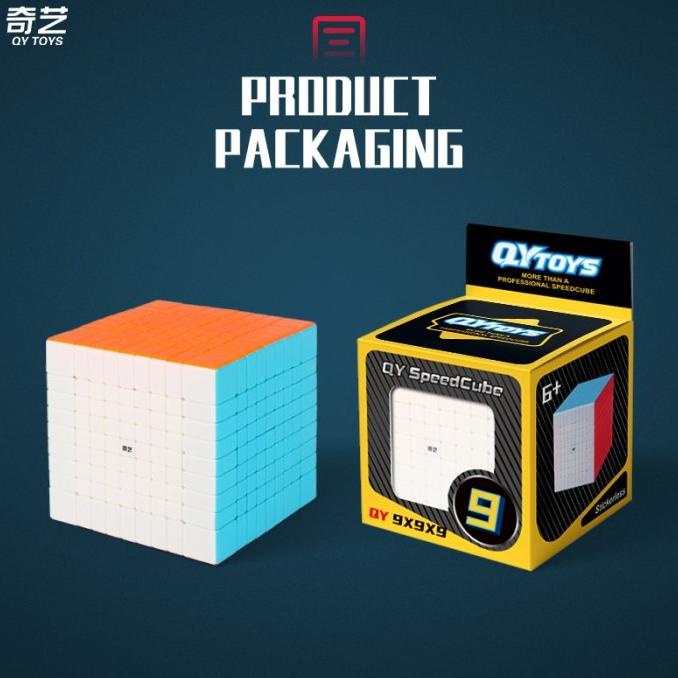 Rubik 9x9 QiYi 9x9 Original Stickerless 9x9x9 Cube 9x9 Qi Yi