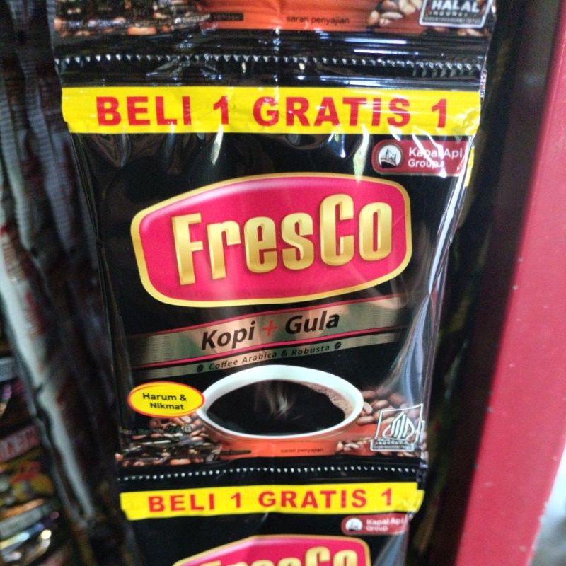 

FRESCO KOPI + GULA isi 20 shacet (Promo BELI 1 GRATIS 1)