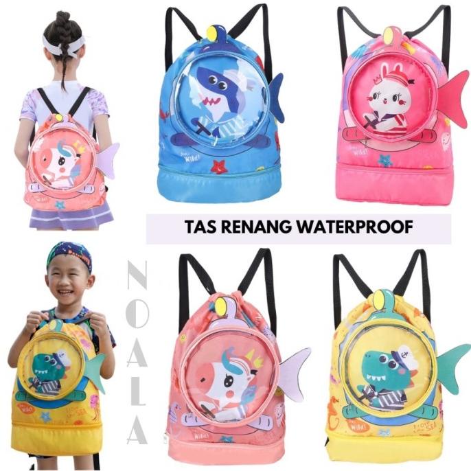 Tas Renang Anak Multifungsi Anti Air / Tas Renang Waterproof