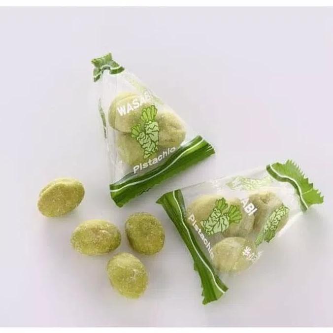 

Wasabi Pistachio Snack Kacang Jepang Pedas Sehat Gurih Snack Import