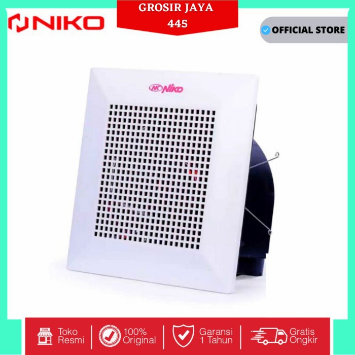 Niko Nk-Af10 Exhaust Fan 10 Inch - Kipas Angin Plafon Nk Af10