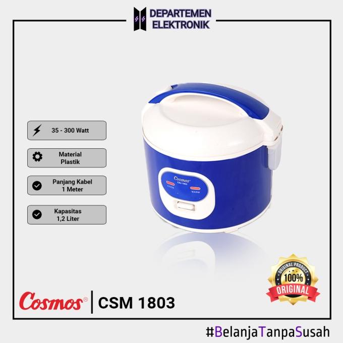 Cosmos 1803 Magic Com 1.2 Liter Nonstick