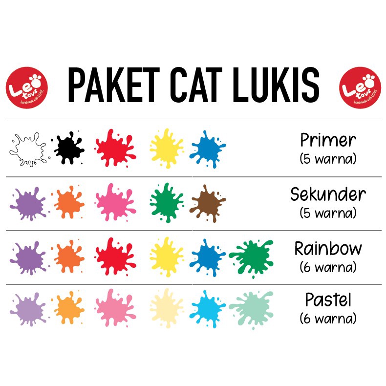 

paket cat paint anak menggambar melukis painting gouache air lukis finger jari v9mh9