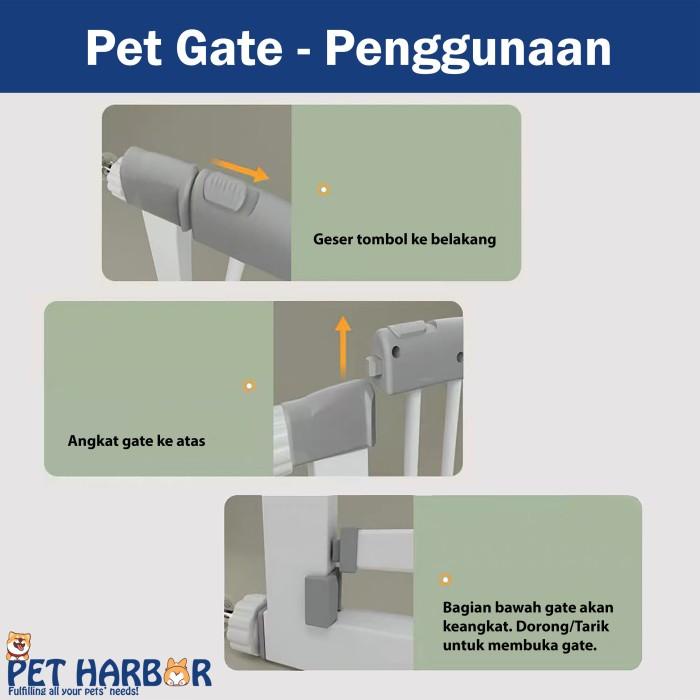 Pet Gate / Pagar Pintu Anjing / Pagar Pintu Pembatas Anjing / Dog Gate