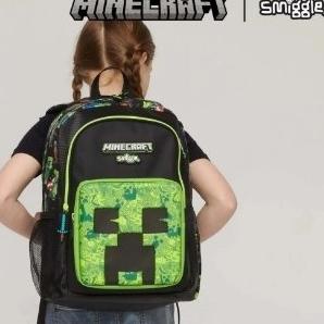 Tas Ransel Smiggle Ori Minecraft Backpack Lunch Bag Wallet/school bag