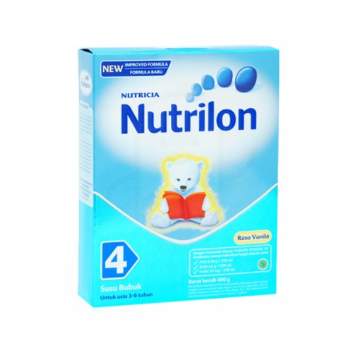 

Nutrilon 4 Susu Bubuk Anak Usia 3-6 Tahun Rasa Vanilla 400 Gram Box