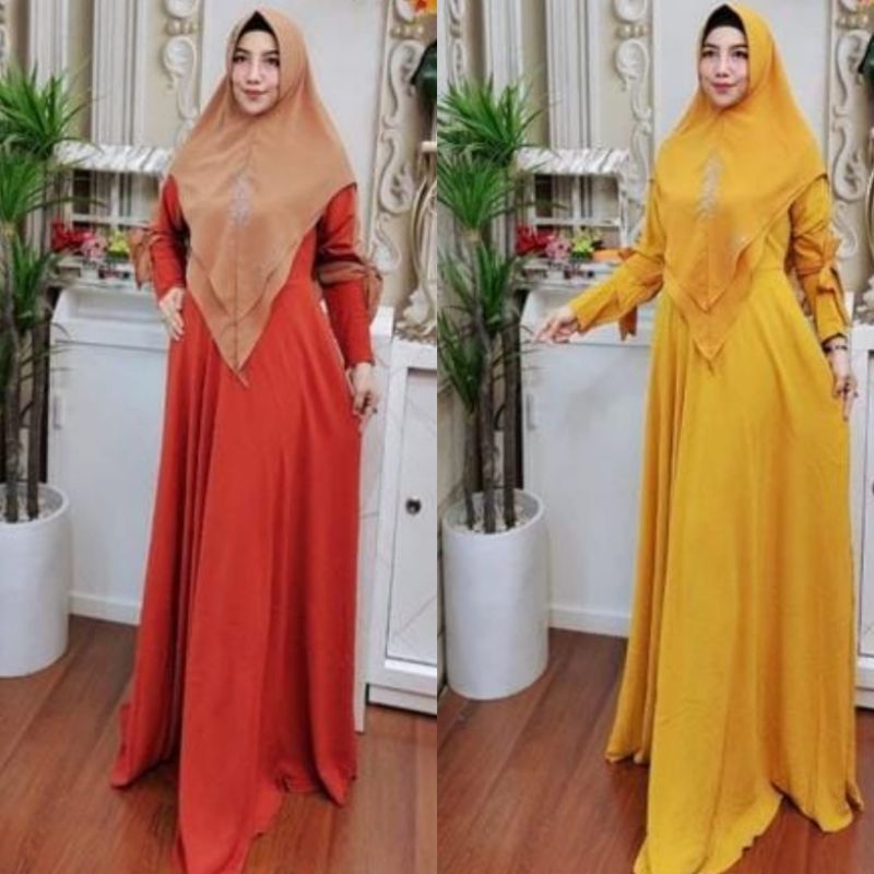 Jelena Syari by Fatimah Syari || Set Gamis Syari