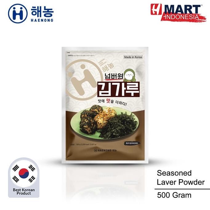 

HAENONG Seasoned Laver Powder - Rumput Laut Berbumbu 500g