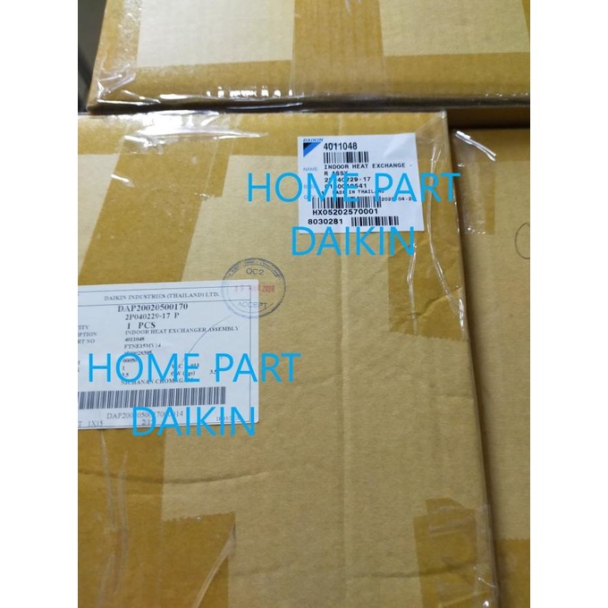 Evaporator Ac Daikin Type Ftne15/20Mv14; P/N 4011048