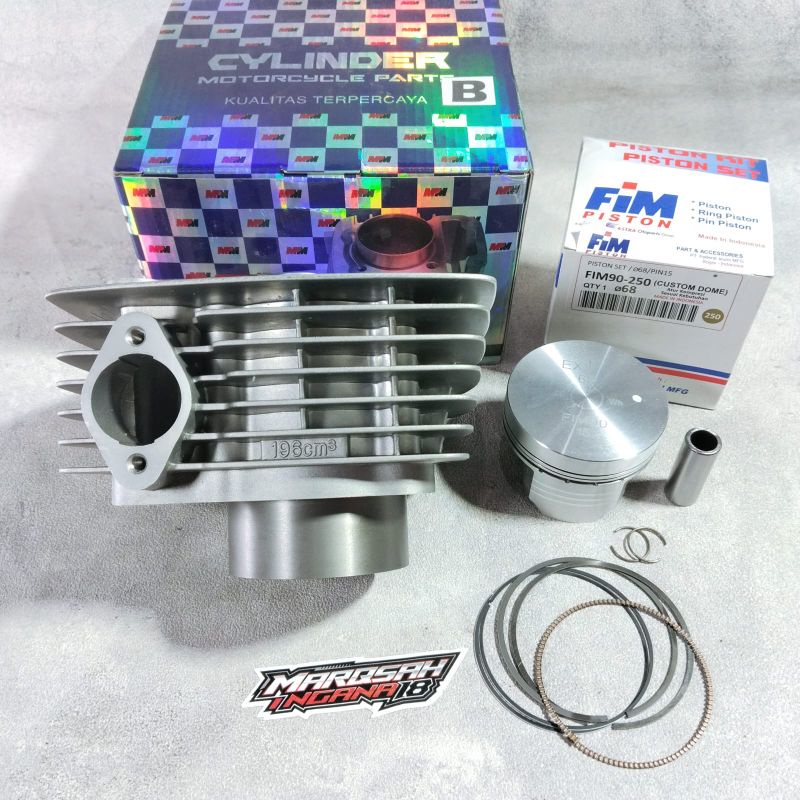 BLOK TIGER MPM SET PISTON FIM CUSTOME DOME MARQSAH SHOP