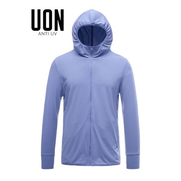 jaket pria Jaket Pria Olahraga Outdoor Sun Protection Anti UV 100% Original - Biru, 2XL(U8S4) jaket 