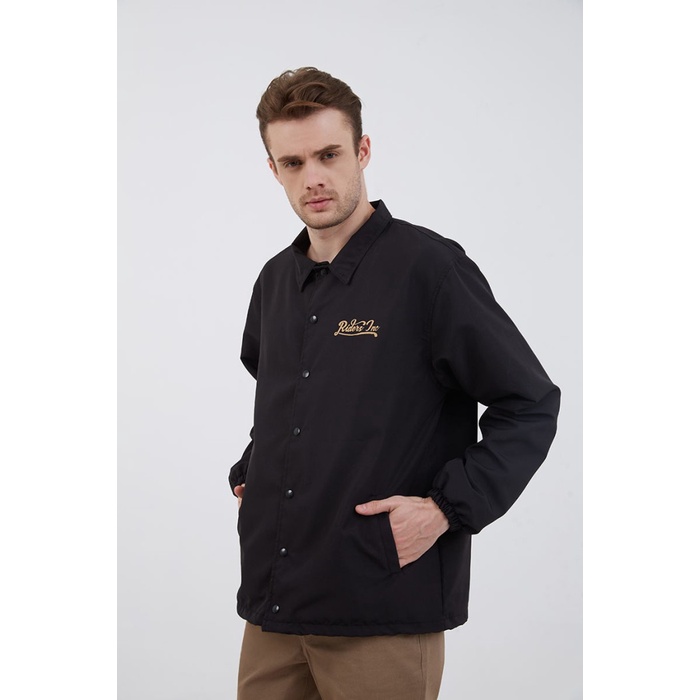 jaket pria Berrybenka Street - Outer Jaket Pria Coach Riders INC - Black, S(S5V6) jaket pria distro 